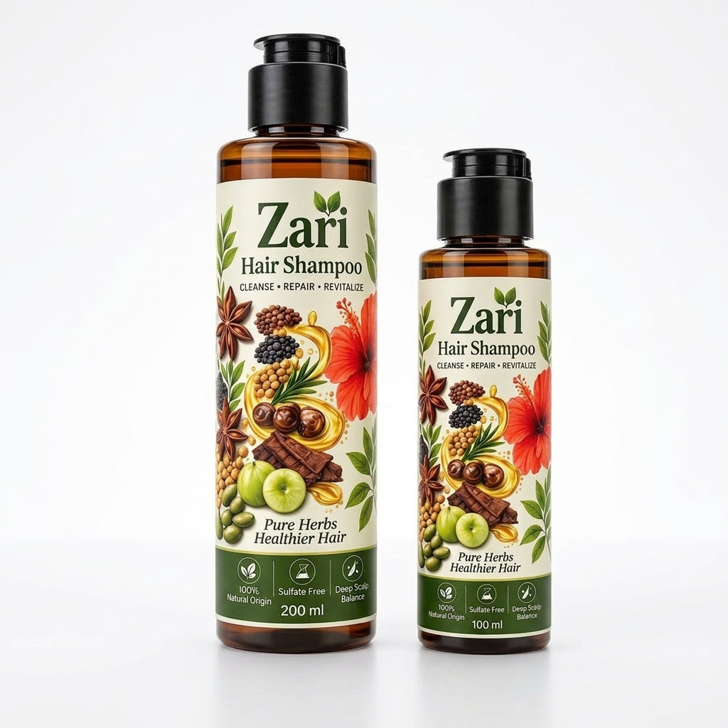 Zari Hair Shampoo – Cleanse, Repair & Revitalize
