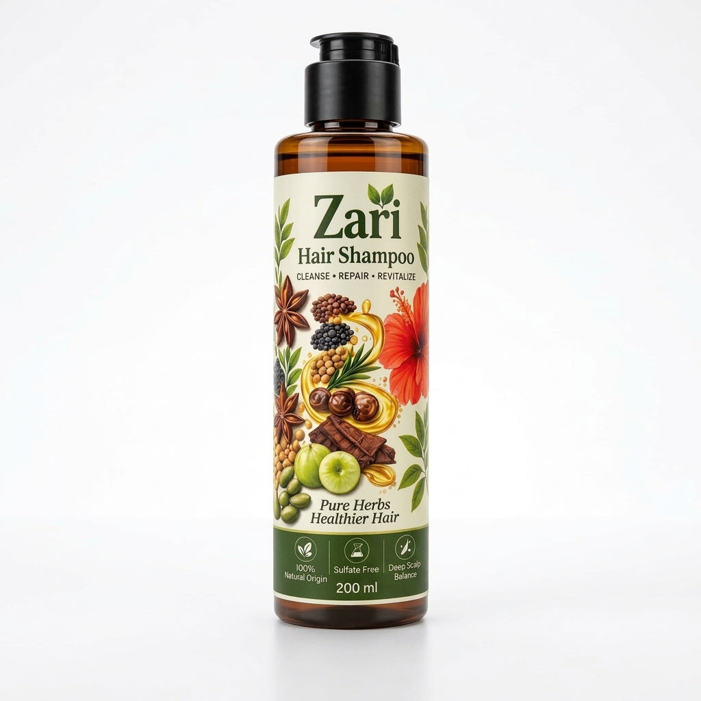 Zari Hair Shampoo – Cleanse, Repair & Revitalize